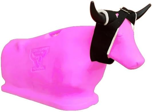 7K Something Steer Heading Dummy - Ground Roping Practice Tool for Team Roping Heading - Two Sets of Horns, Realistic, Portable, Stable, Durable and UV Fade Resistant