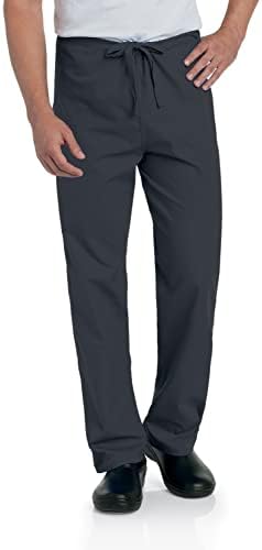 Landau Essentials Unisex Relaxed Fit 1-Pocket Drawstring Scrub Pants 7602