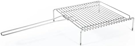 Fontana Forni Stainless Steel Grill Insert for Wood-Fired Pizza Ovens Converts Oven into Grill for Dual Cooking Heat-Resistant Compatible with Most Fontana Forni Models