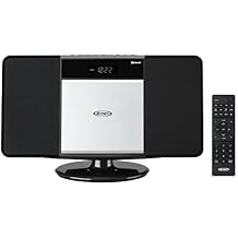 Jensen JBS-300 Modern Bluetooth Stereo Music System for Home with CD/MP3/WMA Player Wireless Streaming USB Port for MP3 Playback | Digital AM/FM Stereo (Remote Included) (Limited Edition)