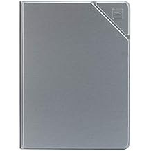 TUCANO Metal Ultra-Protective case Compatible with 10.2" iPad (2019) and 10.5" iPad Air with Pencil Slot for Charging in Double-Injection Anti-Shock TPU Shell - Space Grey
