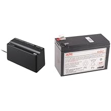 APC UPS Battery Backup Surge Protector, 425VA Backup Battery Power Supply, BE425M & UPS Battery Replacement, APCRBC110, for APC UPS Models BE550G, BE550MC