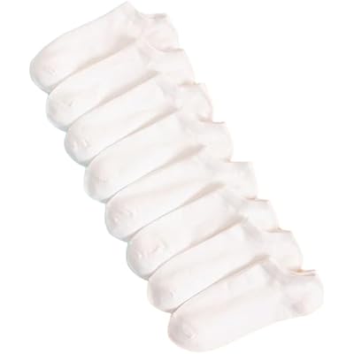 Sky Socks 10-Piece Economical Package White Booties Unisex Short Sports Sneakers Socks