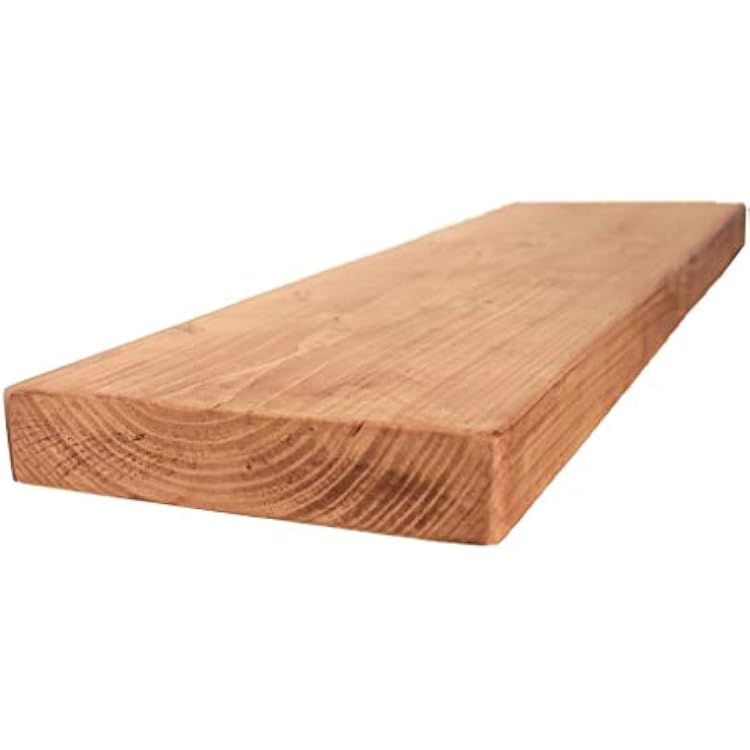 Chunky Rustic Floating Shelf 9x2, Antique Pine, 47 inch