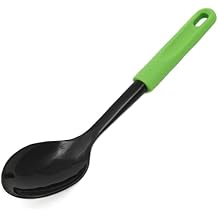 Chef Craft Basic Nylon Basting Spoon, 11.5 inch, Green/Black