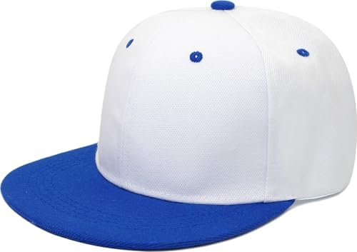 Snapback Hat Flat Bill Visor Hats Adjustable Hip Hop Baseball Cap for Women Men