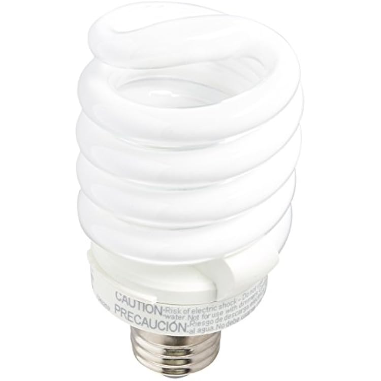TCP 4892341k CFL Pro A - Lamp - 100 Watt Equivalent 23W Cool White 4100K Full Spring Lamp Light Bulb