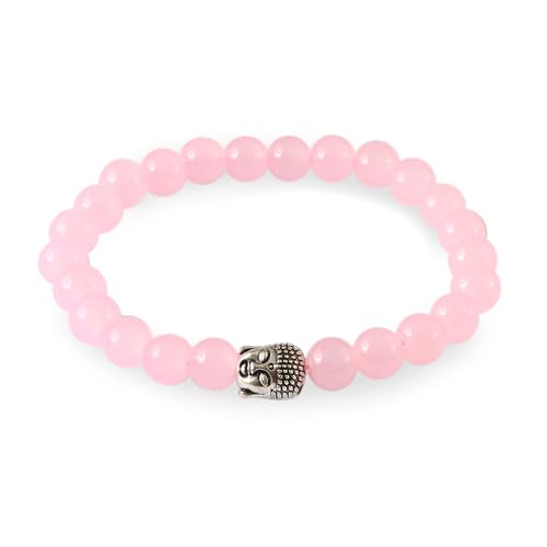JewarHaat Handamde Jewelry Beaded Bracelet with Buddha Charm Stretchable Jewelry for Women Men Teens
