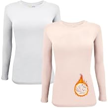 M&M SCRUBS Womens Under Scrub Tee Long Sleeve Crew Neck T-Shirt, Soft Breathable Stretch Underscrub Shirt for Nurses