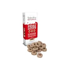 Supreme Science Selective Naturals Berry Loops with Timothy Hay & Cranberry for Guinea Pigs, 2.8 oz.