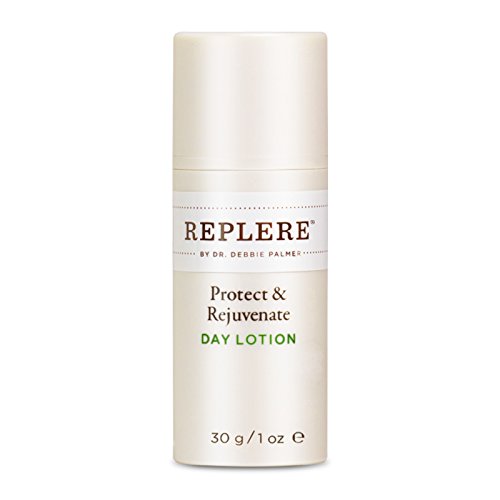 Replere Protect & Rejuvenate Day Lotion Hyaluronic Acid Face Moisturizer with Coffea Arabica & Aloe Daily Facial Lotion for Fine Lines, Wrinkles & Dark Spots 1 oz
