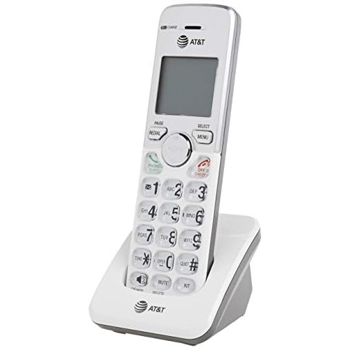 AT&T EL50003 Accessory Cordless Handset | Requires AT&T EL52103, EL52203, EL52253,EL52303, EL52353, EL52403, or EL52503 to Operate, 4.25L x 6.75H x 2.50W inches, Silver Accessory Cordless Handset