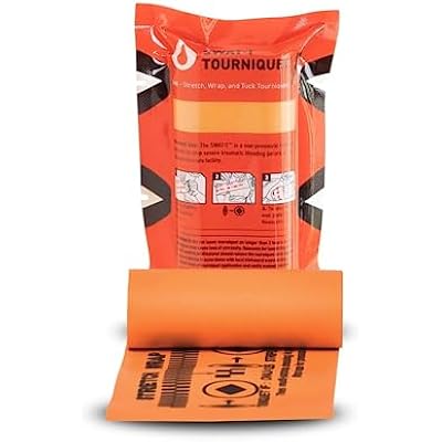 SWAT-TTM Tourniquet Orange by Safeguard Medical, Emergency First Aid Equipment for Massive Hemorrhage Control. Made in The USA