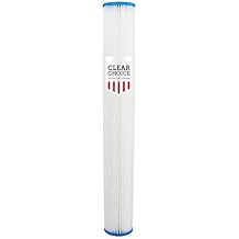 Clear Choice Sediment Water Filter 1 Micron 20 x 2.50" Water Filter Cartridge Replacement 20 inch RO System 255486-43, SPF-25-2001, 1-Pk