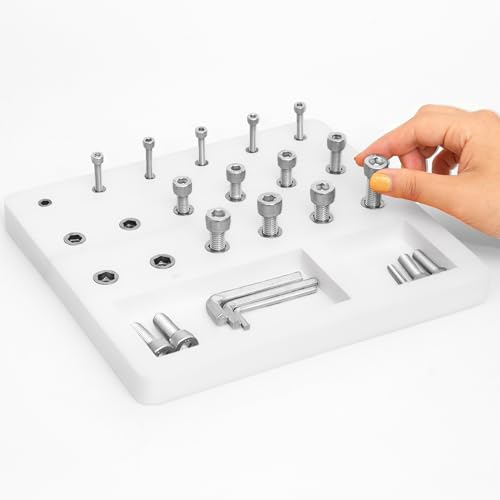 Wooden Pegboard for Finger Dexterity, Finger Strength Trainer for Hand Grip Strengthener Targeted Strength, Relief & Recovery for Men, Women, and Seniors