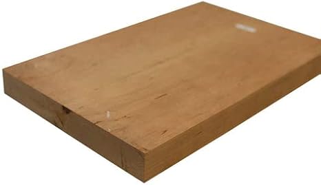 Exotic Wood Zone | American Black Cherry Electric/Bass Guitar Luthier Tonewood Body Blank | 21" x 15" x 1-3/4" - 3 Piece Planed Glued