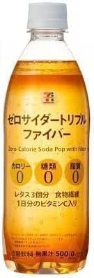 Asahi Zero Kilocalorie Fiber, 16.9 fl oz 500 ml x 24 Bottles Zero Cider Triple Fiber, 1 Box