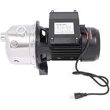 Shallow Well Pump, High Pressure Water Booster Pump with Automatic Controller, Stainless Steel Transfer Jet Pump for Garden Lawn Irrigation & Home Draining (1.2HP)
