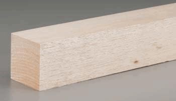 Balsa Wood 2 X 2 X 36in (1 Count) - 1225