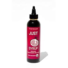 Just Pomegranate Syrup : Organic Pomegranate Molasses | Six 8.8 OZ Squeeze Bottle I Low-Glycemic, Vegan, Paleo