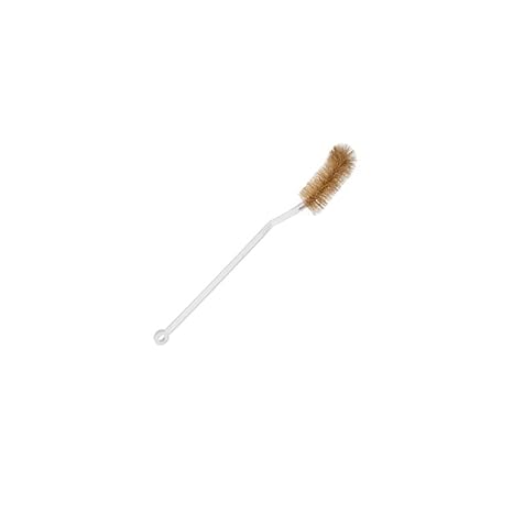 Justman Brush 610378 Flask Brush for 500mL Volumetric Flask, White Bristle, 1.5" Diameter, 4" Brush Length, 1 Brush Each