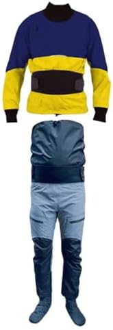 Drysuit Separate Dry Cag Trousers Combo Waterproof Spray Jacket For Paddling Canoeing Boating Touring