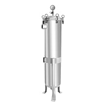 2" NPT Bag Filter Housing Sock Filter, Bag Filtering Equipment 150 Psi 304 Stainless Steel in/Out #2 Bag with Mesh