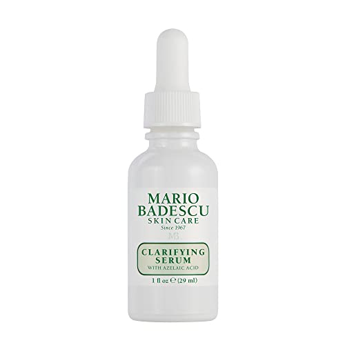 Mario Badescu Clarifying Serum with Azelaic Acid for Face Pore Clearing, Redness Reducing, Blemish-Fighting Facial Serum Brightens, Soothes & Clears Pores Without Drying