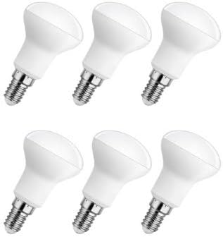 KLED LED Light Bulb, LED Flood Light, BR16 R16 5W (50W Equivalent), 450 Lumen, 3000K (Warm White), Candelabra Base E12, Indoor Lighting (6 Pack) (Warm White-3000K)
