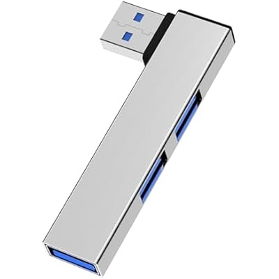 90 Degree Portable USB C Hubs 4 Port USB Expansion Fast Data Hubs with 2 USB2.0 1 USB3.0 for PC Laptop