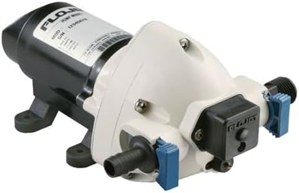 RV Compatible with Flojet 3526144 Triplex Diaphragm Automatic Water System Pump, 2.9 GPM 50 PSI, 12 volt DC