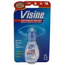 Visine Advanced Redness  Irritation Relief Eye Drops to Cool & Moisturize Dry, Irritated & Red Eyes, 0.28 fl. oz