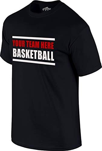 Custom Basketball Warm Up T-Shirt | YouthAdult Sizes | Add Your Team Name | Short Sleeve, Unisex, Performance Tee