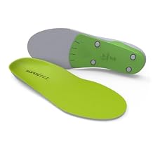 Superfeet All-Purpose Wide-Fit Support Insoles (WideGreen) for Wide Feet (3E-6E) & All-Day Workers