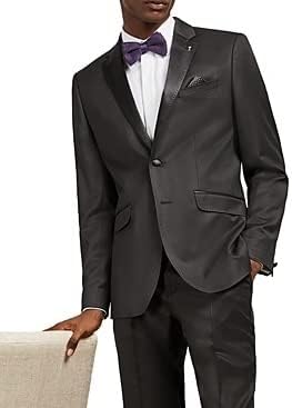 NWT Ted Baker of London Men's Antonj Pashion Dinner Suit Jacket Black 46R
