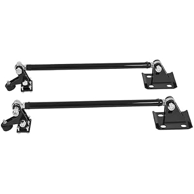 Traction Tie Bar Compatible with 1999-2018 Chevy Silverado GMC Sierra Axle Flipped Truck Traction Bars Black
