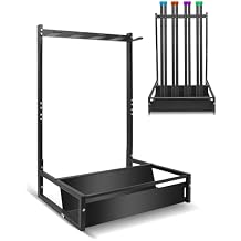 Weighted Bar Rack, Vertical Barbell Holder Suitable for Storing and Organizing Weighted Bar Equipment, Barbell Storage Rack Can Hold Multiple Weighted Barbells Upright
