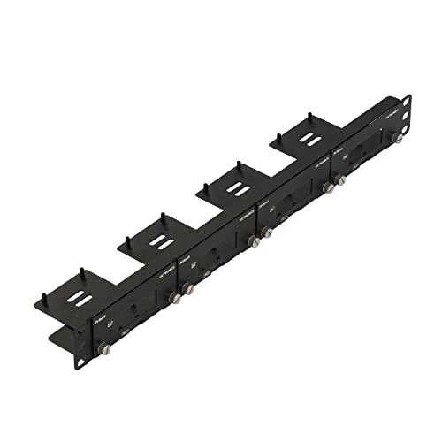 UCTRONICS Front Removable 1U Rack Mount for Raspberry Pi, with 4 Mounting Brackets for Raspberry Pi 5, 4B, 3B3B, and Other B Models