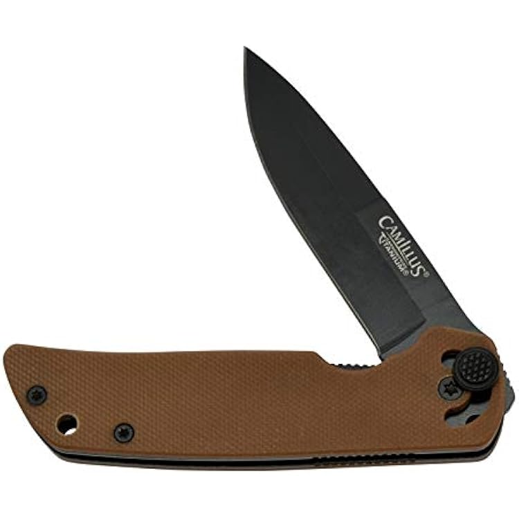 CAMILLUS CUDA MINI  6.75 OverallCARBONITRIDE TitaniumTM  AUS-8  Coyote Brown