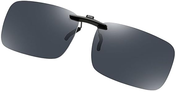 Polarized Clip On Sunglasses Over Glasses Clip-on Flip Up Rimless Sunglasses For Reading Glasses Frames, fo UV400 Protection
