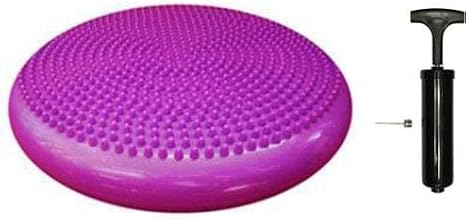Therapists Choice Inflated Air-Filled Stability Balance Disc with Pump (Purple)