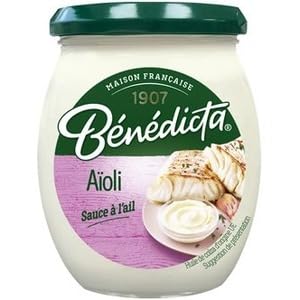 Benedicta Sauce Aioli Pulpe dAil 260g (Benedicta Aioli Sauce With Garlic Pulp 260g)