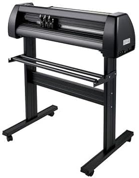 Happybuy 28-Inch Vinyl Cutter Machine, LCD Display Plotter, Adjustable Double-Spring Pinch Rollers, Sign Cutting Plotter with Signmaster Software for Design and Cut