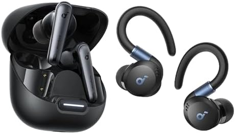 Soundcore V40i by Anker with Liberty 4 NC & Hook True Wireless Earbuds (Bundle)