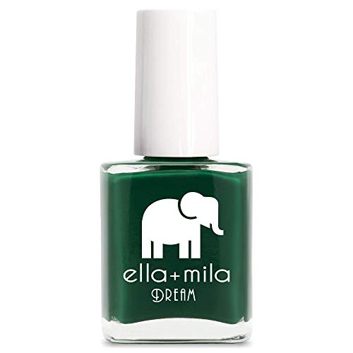 ellamila Professional, Quick Dry, Long-Lasting & Chip-Resistant Green Nail Polishes Mistletoe Magic - 0.45 fl oz