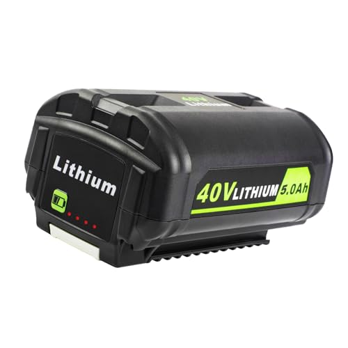 40V Battery Replacement for Ryobi 40V Battery, Compatible with Ryobi 40v Lawn Mower Leaf Blower and Other Cordless Power Tools Battery and 40V Charger ryobi 40v Battery