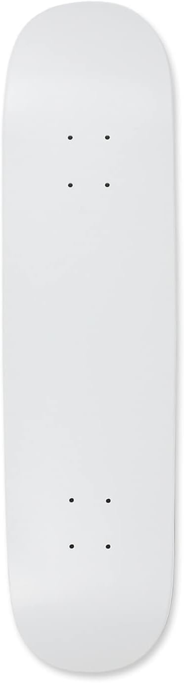 Moose Blank Skateboard Deck 7.63 DPD White Skateboards
