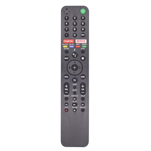 Riry Replacement Universal Voice TV Remote for Sony Smart Bravia TV Remote RMF-TX500U 4K Ultra HD with Netflix, Google Play Buttons