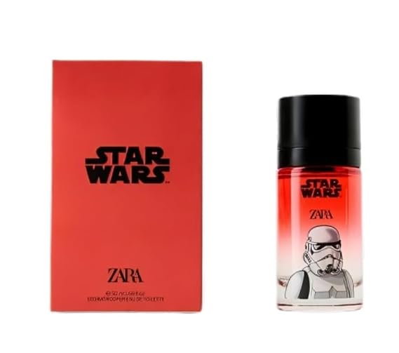 Zara Stars Warrs Stormtrooper Boys Kids' Perfume Eau de Toilette Spray, 50ml (1.69 fl oz) Bold & Galactic Scent