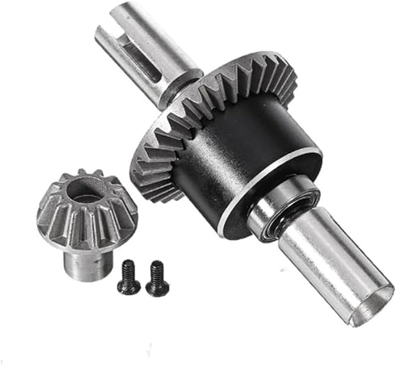 for WL-Toys 12427 12429 12428 12423 Feiyue 1/12 RC car Front Differential Upgrade Metal Parts for Differential Gear case Then(Front Differentail)